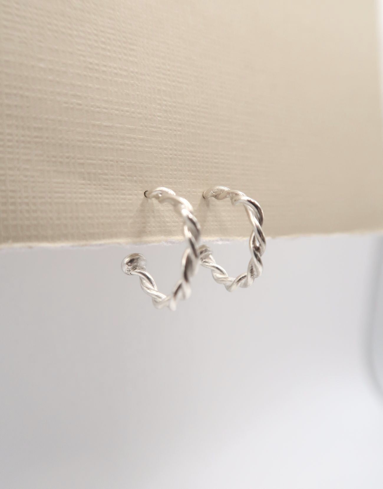Mini Twisted Hoops