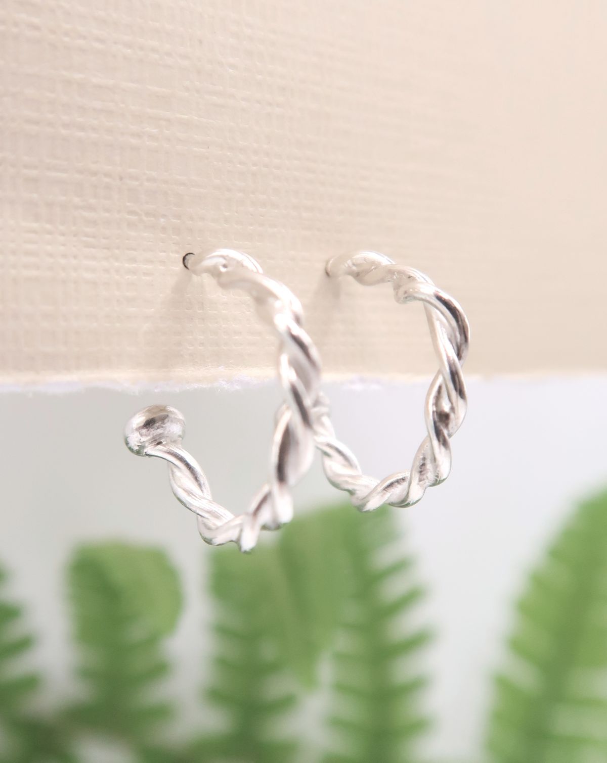 Mini Twisted Hoops