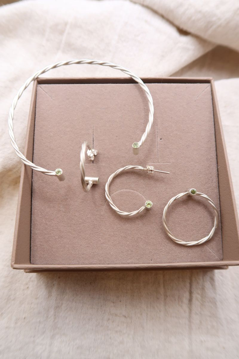 Silver Peridot Spirit Gift Set