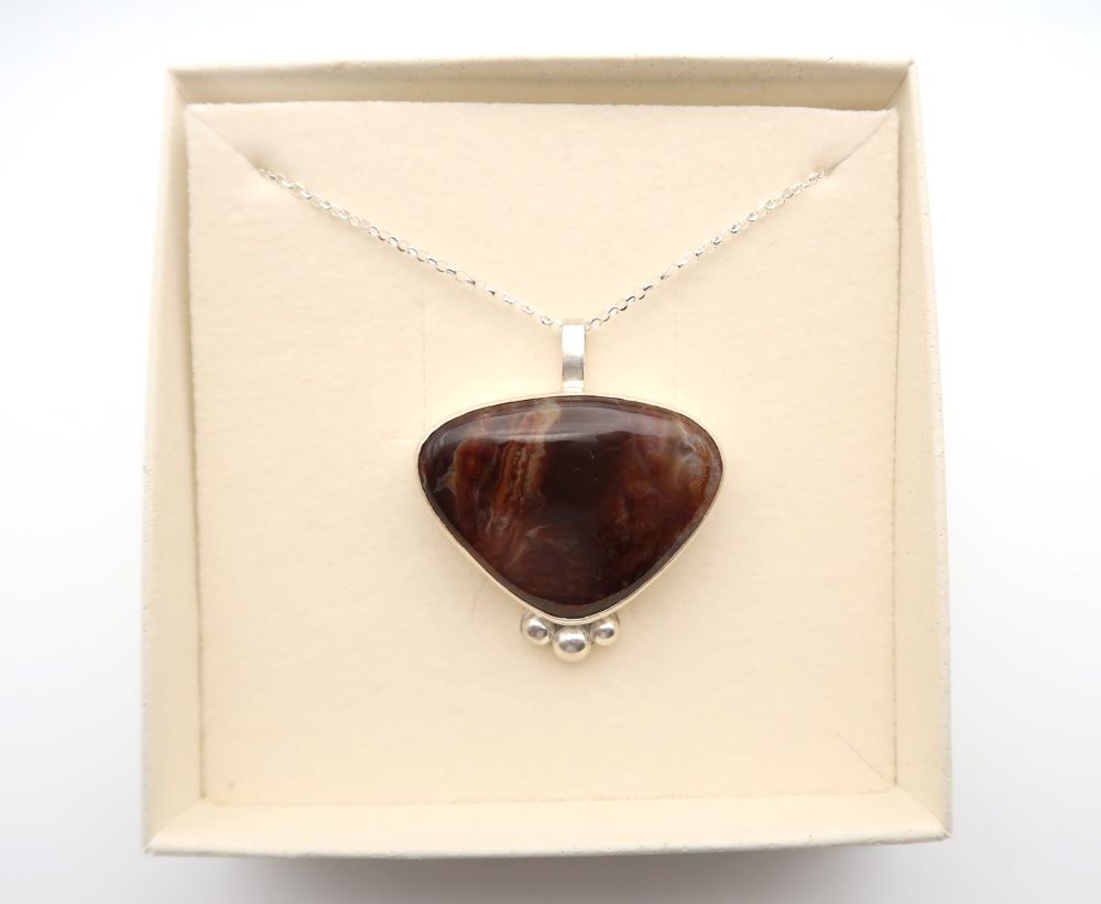 Large Mexican Agate Pendant