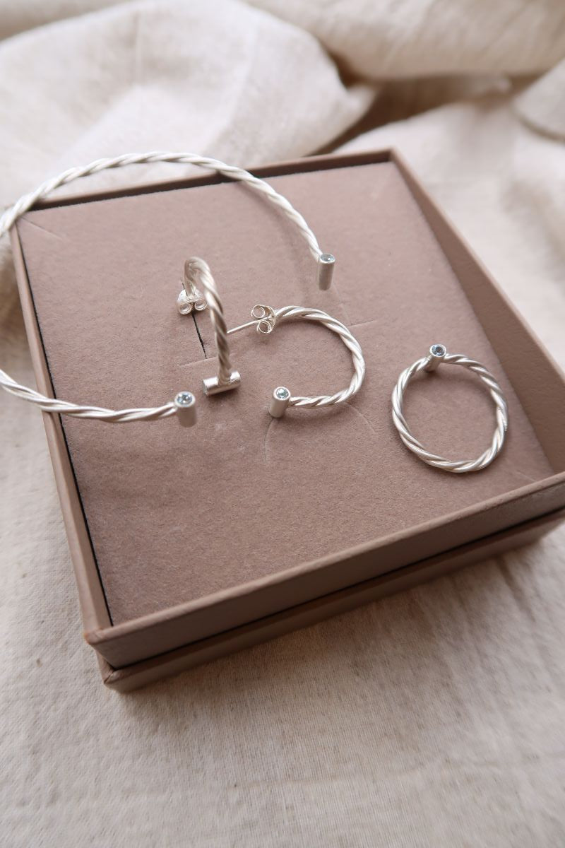 Silver Blue Topaz Spirit Gift Set