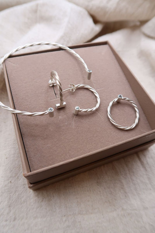 Silver Blue Topaz Spirit Gift Set
