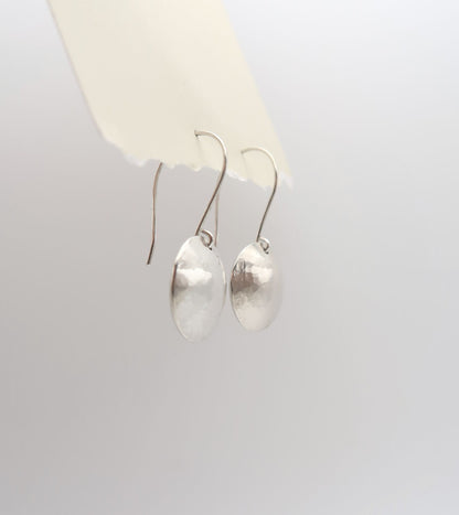 Textured domed earrings