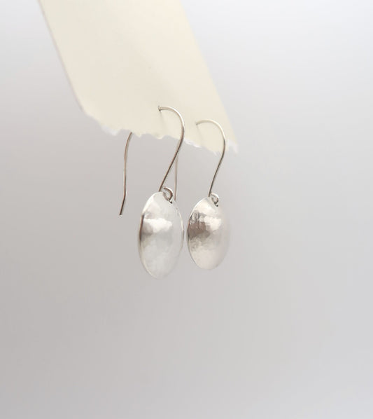 Textured domed earrings