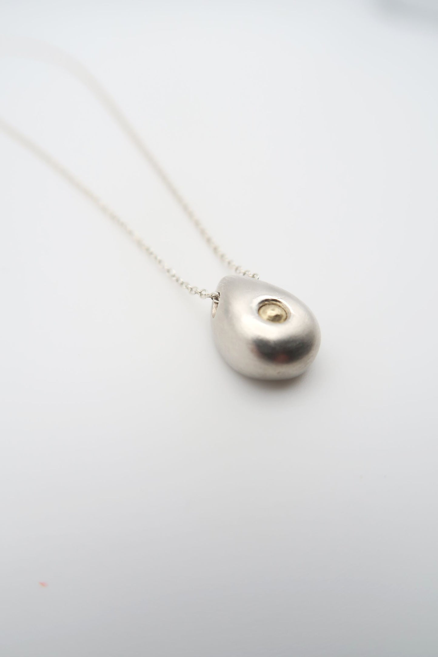 Silver & Gold drop pendant