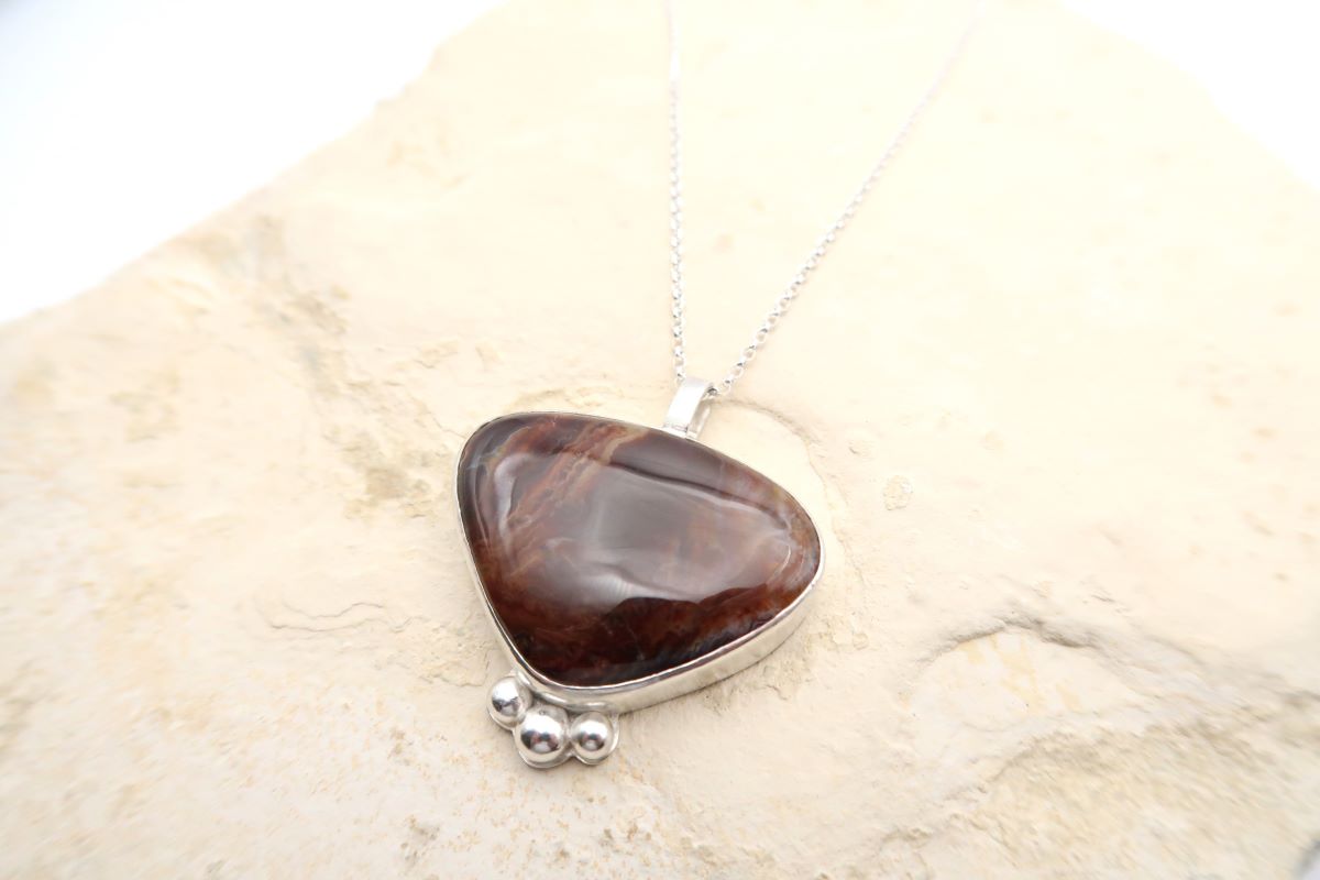 Large Mexican Agate Pendant