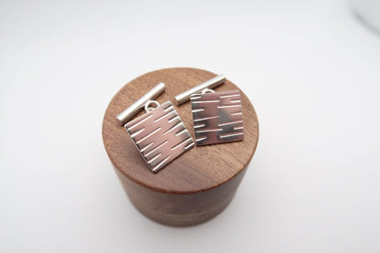 Textured Square Cufflinks