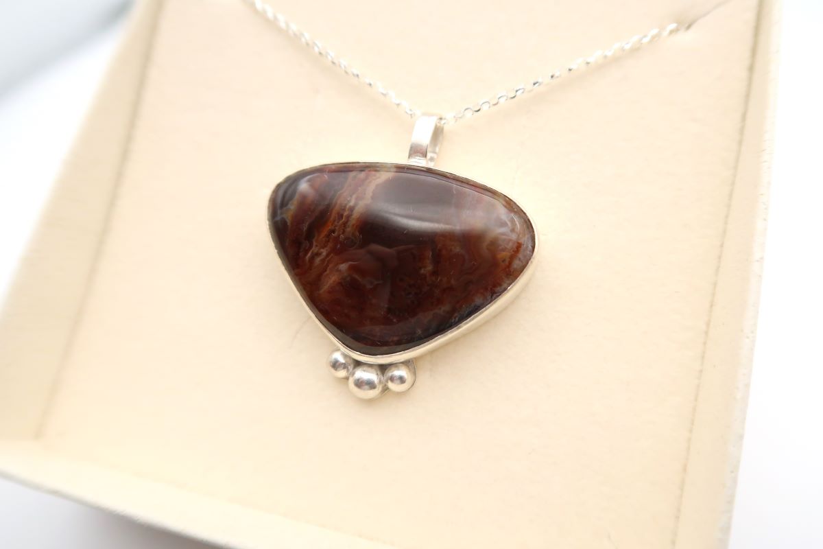 Large Mexican Agate Pendant