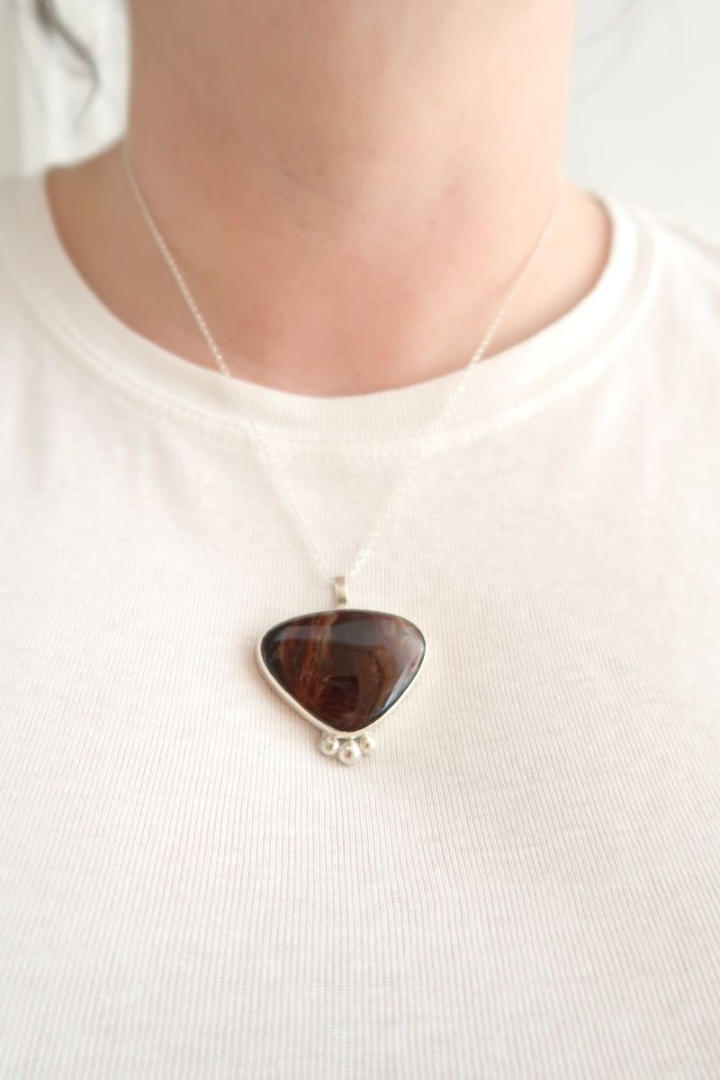 Large Mexican Agate Pendant