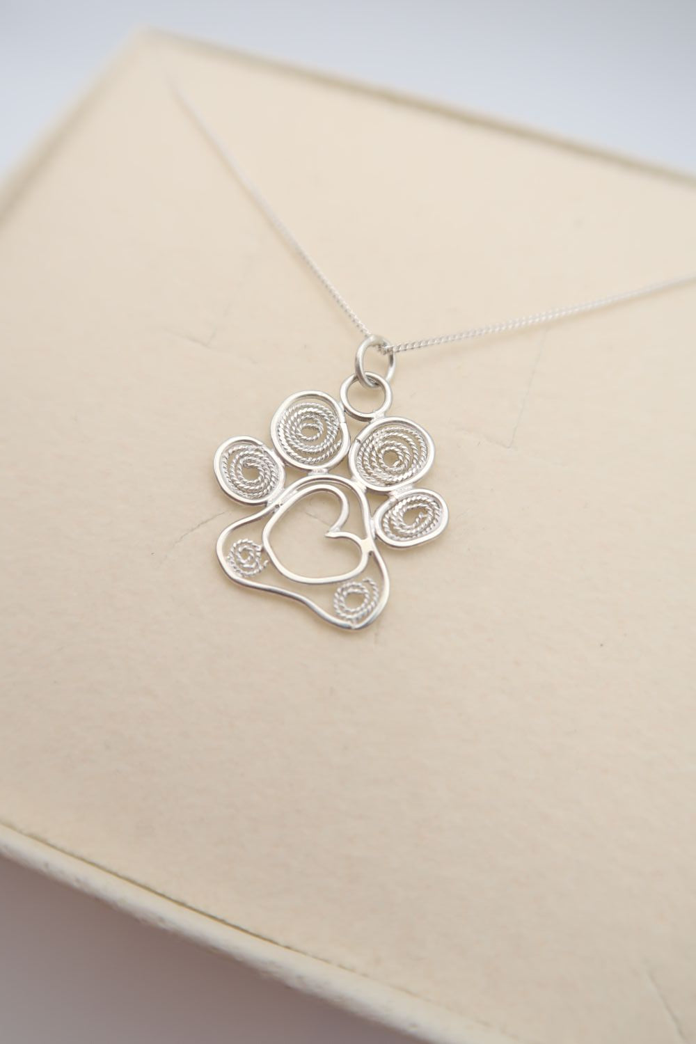 Paw Print Pendant