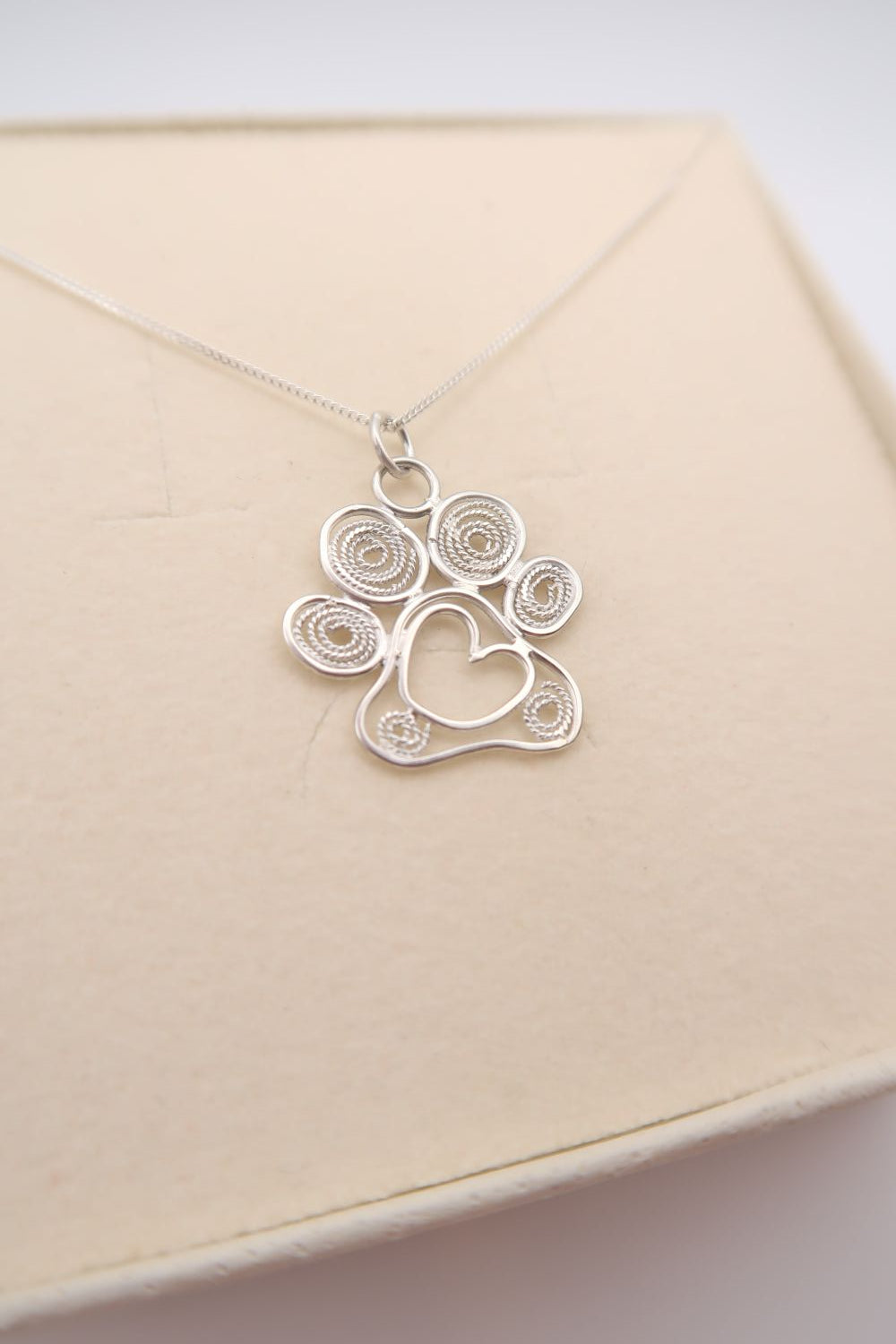 Paw Print Pendant