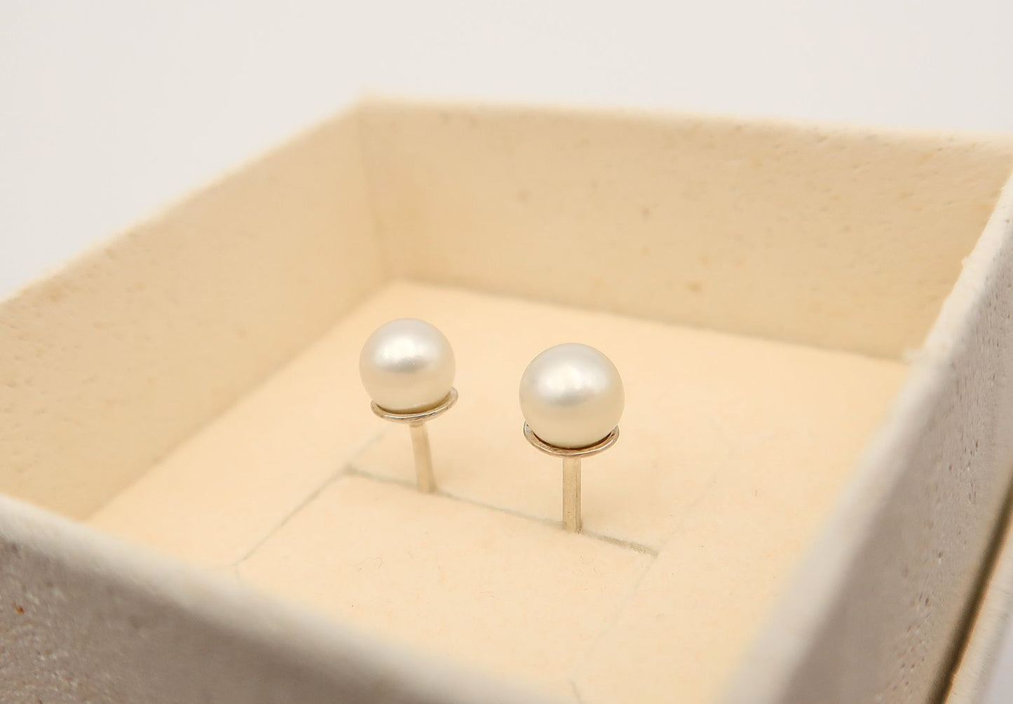Pearl Stud Earrings