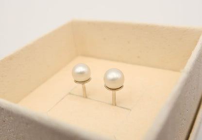 Pearl Stud Earrings