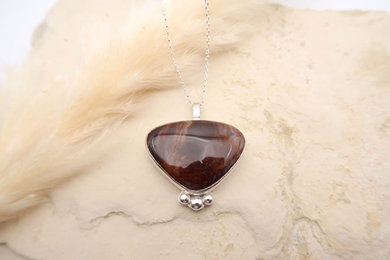 Large Mexican Agate Pendant