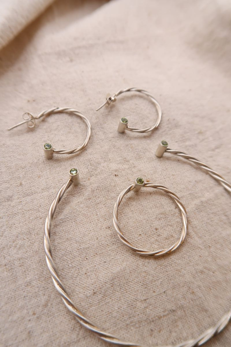 Silver Peridot Spirit Gift Set