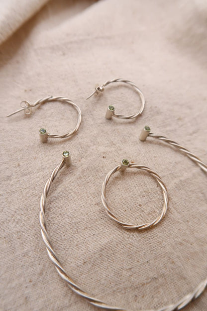 Silver Peridot Spirit Gift Set