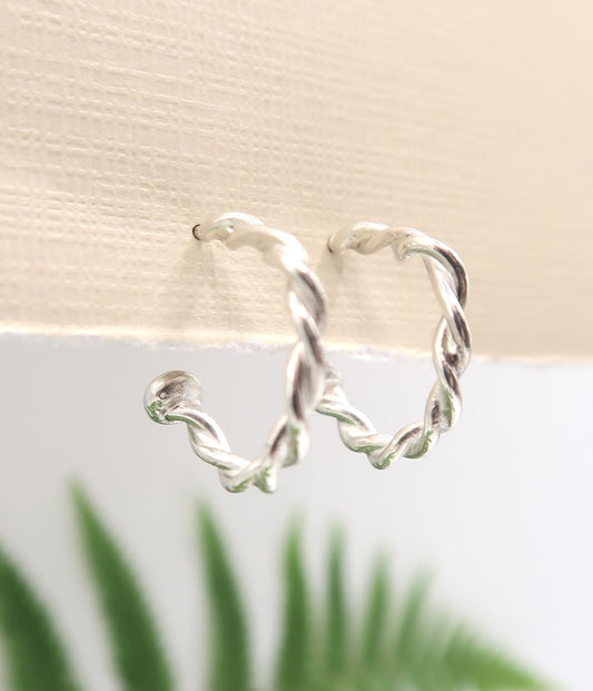 Mini Twisted Hoops