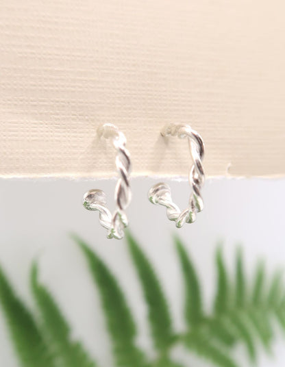 Mini Twisted Hoops