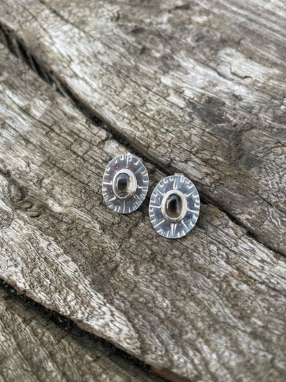 Oval Tourmaline Earrings