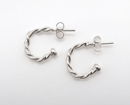 Mini Twisted Hoops